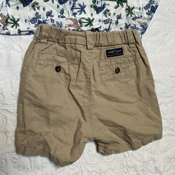 Janie And Jack Linen Blend Outfit 18-24m - Picture 8 of 11